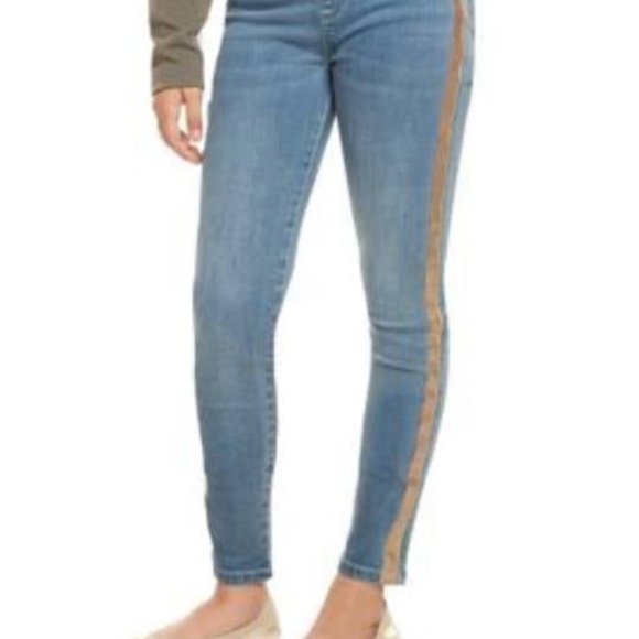 BRAND NEW youth girl dex pull on jeans size M - Picture 2 of 3